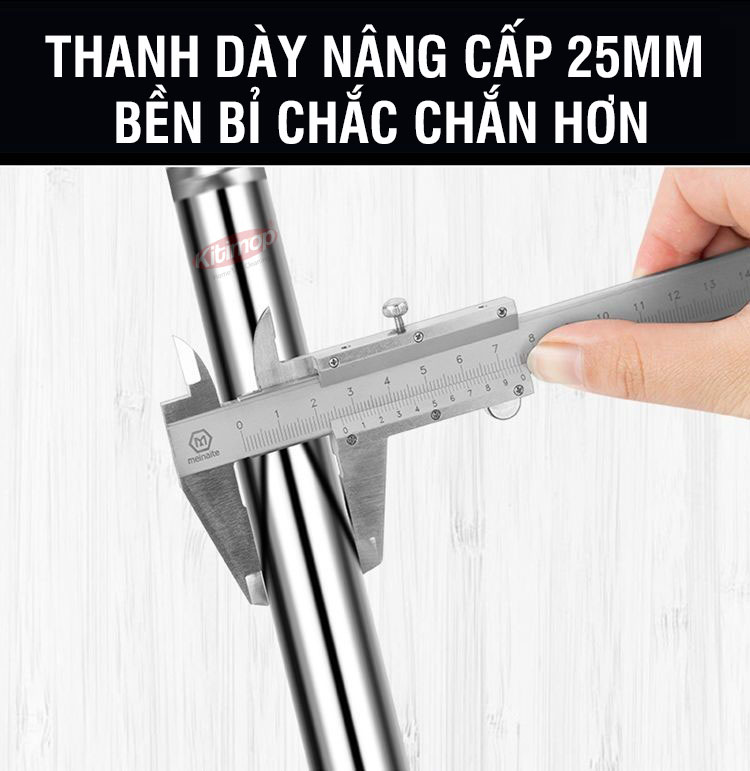 Cây Lau Nhà Thay Thế Cho Bộ Lau Nhà KITIMOP C6 PLUS-PRO (Không Bao Gồm Thùng Vắt)