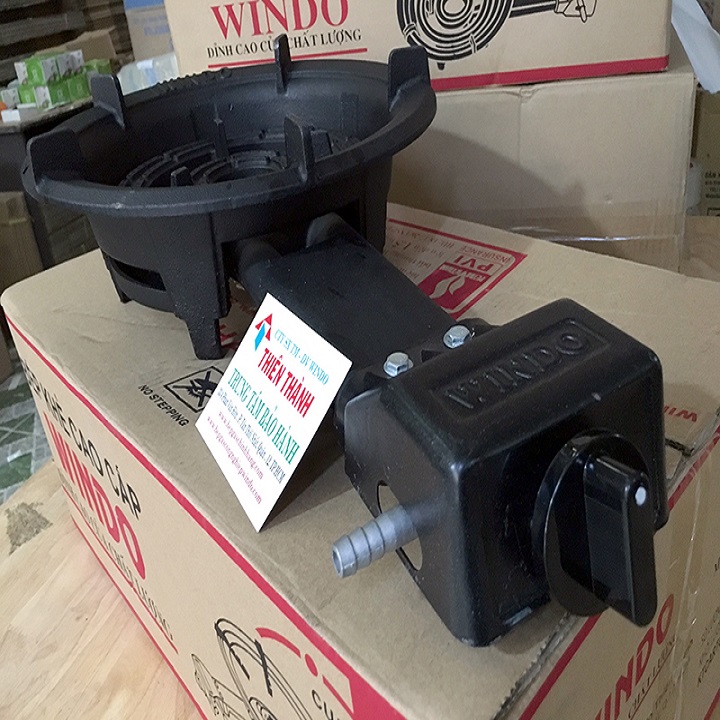 Bếp gas công nghiệp Windo 260C - Tặng bộ van dây - Hàng Chính Hãng