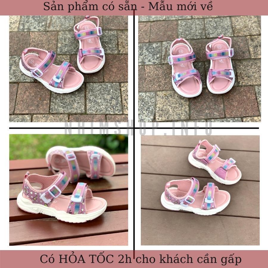 Dép quai hậu sandal bé gái dáng thể thao năng động và cá tính hợp cho học sinh tiểu trung học đi học đi biển SG60