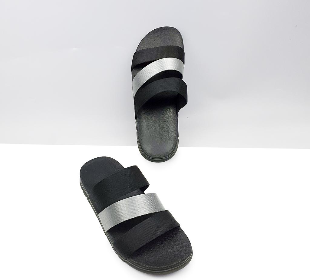 Dép nam 3 dây quai ngang vải dù êm chân D032