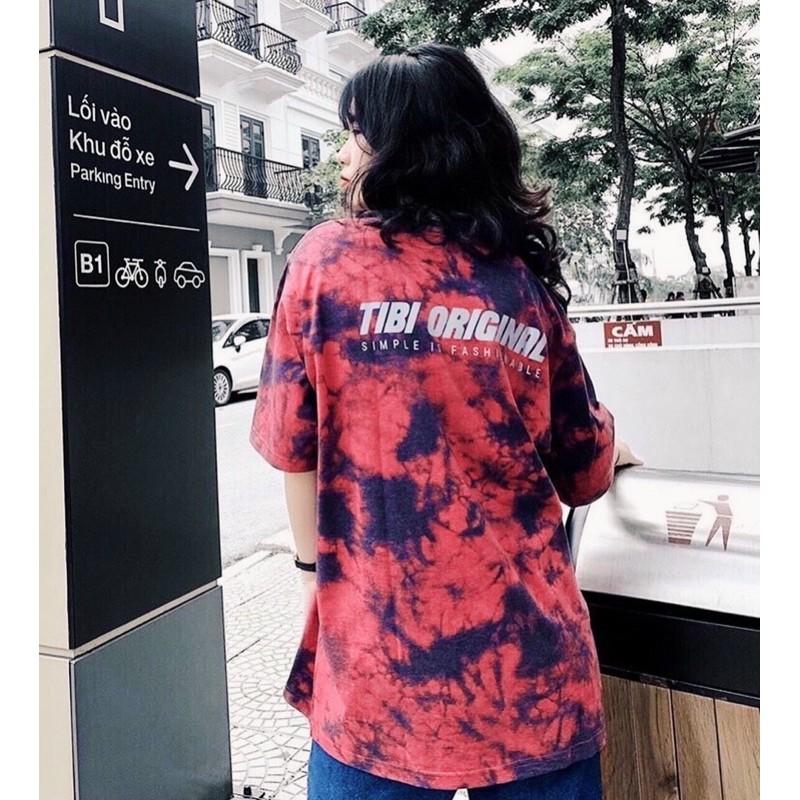 Áo thun nam nữ TIBI form rộng chất thun dày dặn co giãn siêu chất