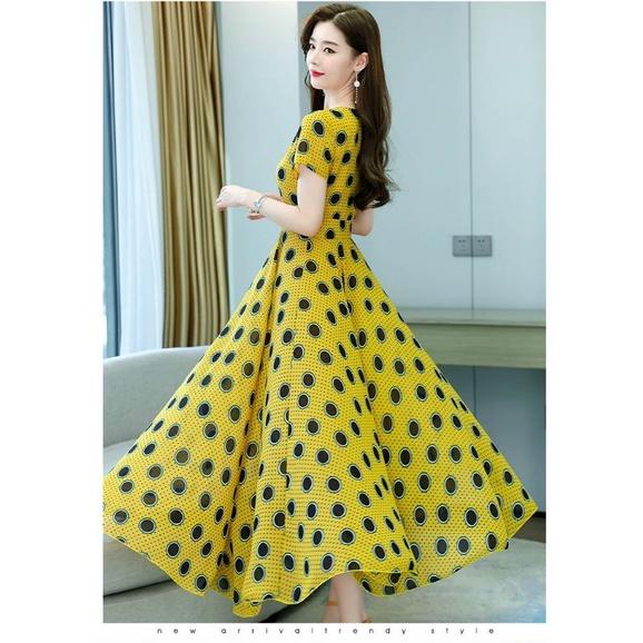 ĐẦM MAXI VOAN BI TAY CON