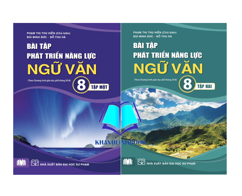 Sách - Combo Bài tập phát triển năng lực Ngữ Văn 8 - tập 1 + 2 ( cánh diều )