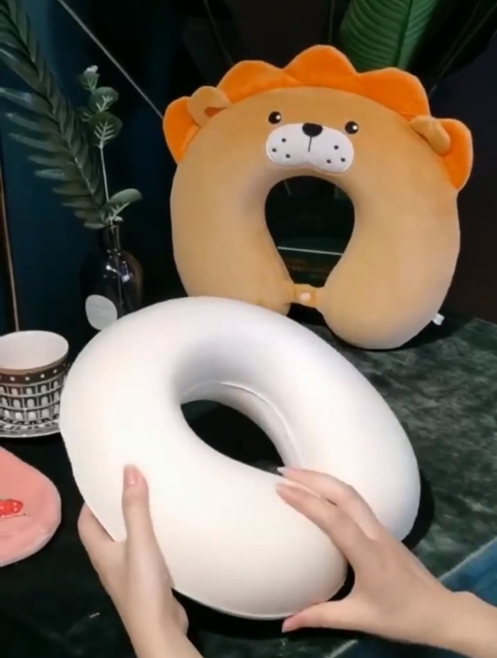 Gối kê cổ chữ U chất liệu cao su non êm ái nâng đỡ cổ