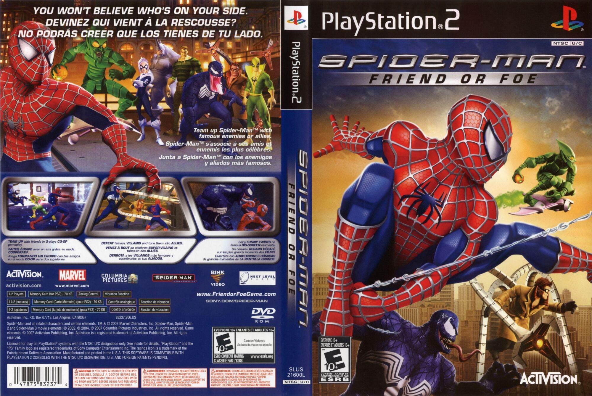 Bộ 6 Game PS2 siêu anh hùng như hình