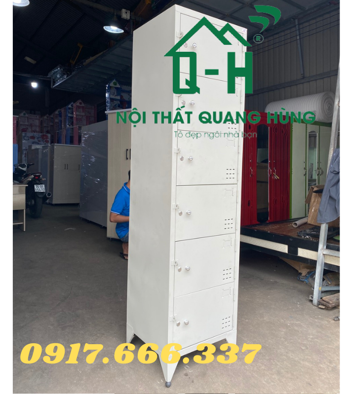 TỦ HỒ SƠ - LOCKER 6 TẦNG DÀNH CHO VĂN PHÒNG SƠN TĨNH ĐIỆN