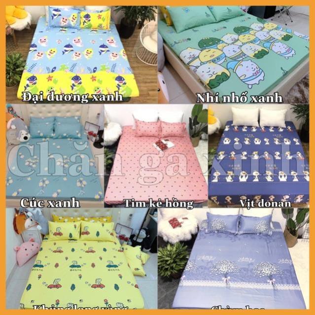 Hàng Auth-  Vỏ gối ôm Cotton Poly nhiều hoạ tiết ngộ nghĩnh