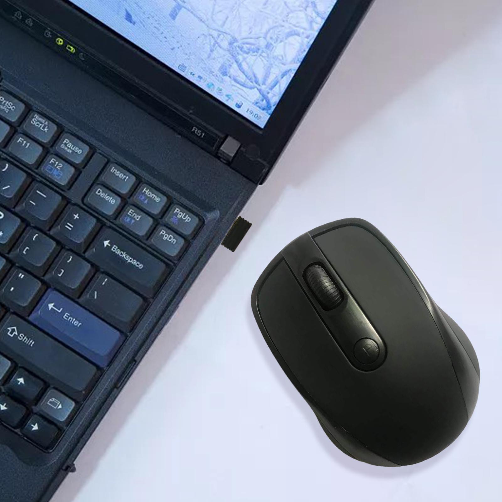 Mouse 2.4G Computer Mute Adjustable DPI Mouse for Working