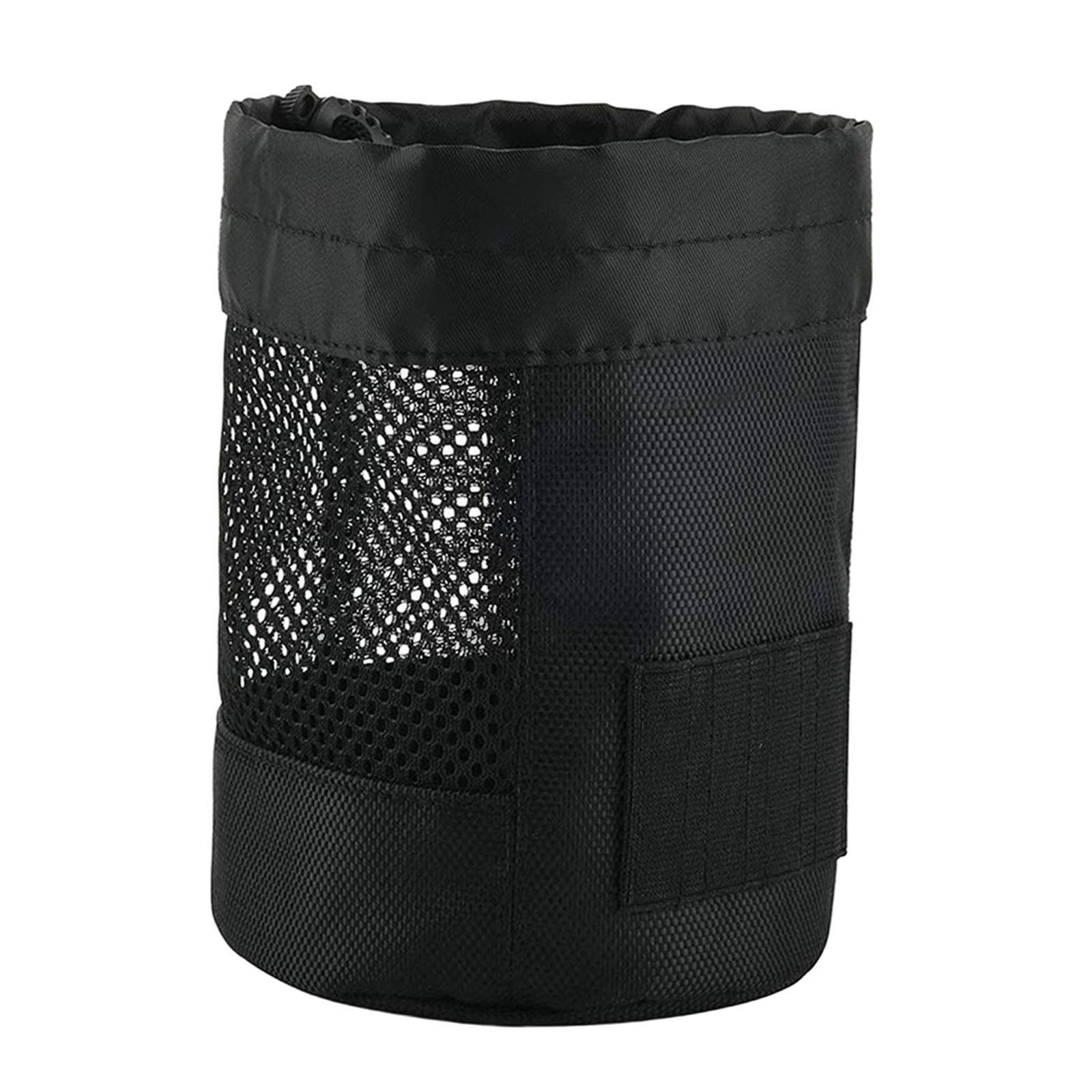 Golf Ball Bags with Tee Holder Portable Nylon Golf Mesh Bag for Training