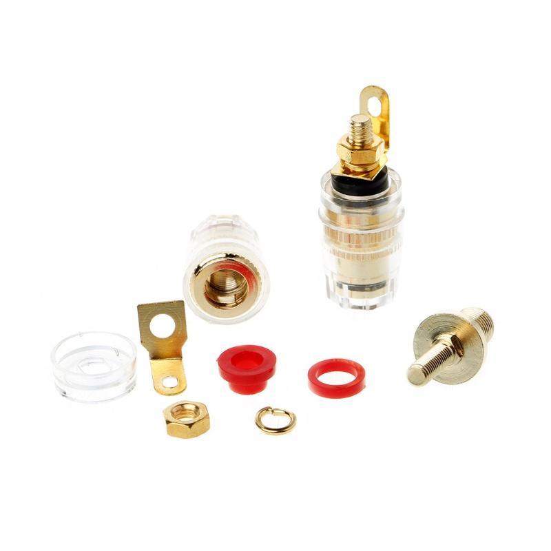 1 Cặp Giắc Cắm Bắp Chuối 4mm Cho Loa Khuếch Đại Âm Thanh