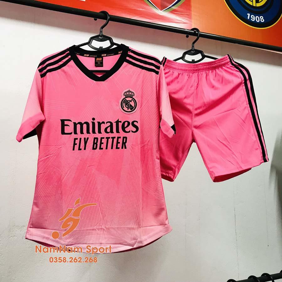 Bộ quần áo đá banh, đá bóng có Logo CLB Real Madrid 2022_2023