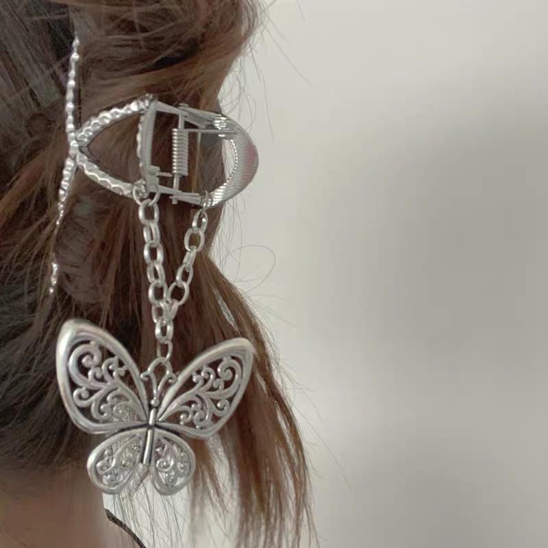Kẹp tóc nữ - Kẹp búi tóc từ kim loại cỡ lớn phong cách Hàn Quốc