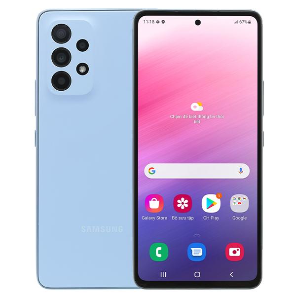 Điện thoại Samsung Galaxy A53 A536E 128G 5G Light Blue (DM) - Hàng Chính Hãng