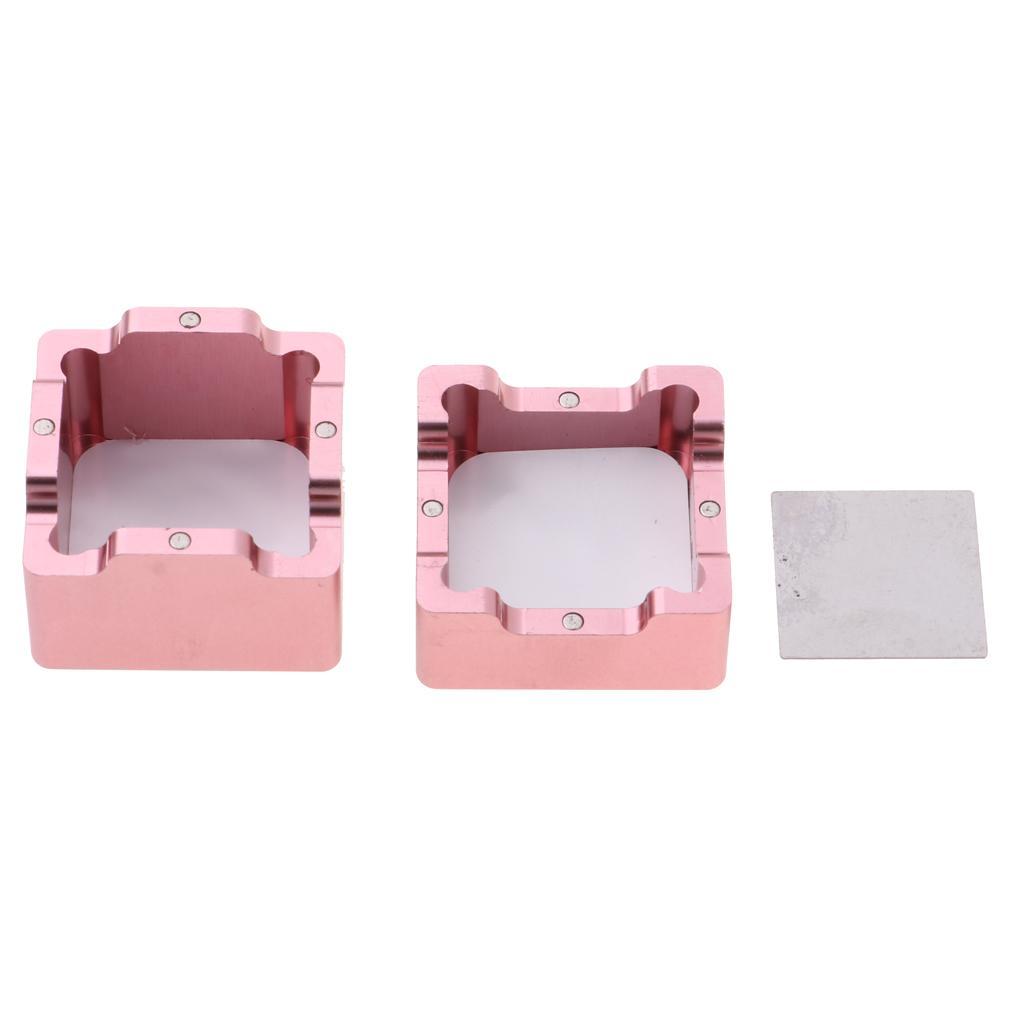 2Pieces Magnetic Billiards Pool Cue Chalk Holder for Pool/Billiards Cue Stick Accessories- Size 30x30x30mm