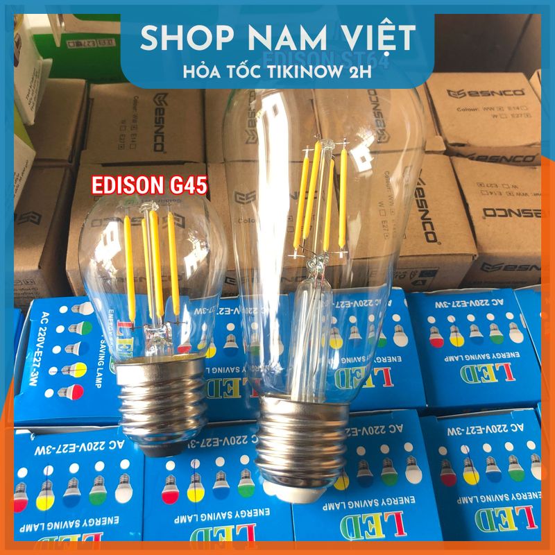 Bóng Đèn Led Bulb, Led Edison Đui E27 Các Loại - Hàng Chính Hãng NAVIVU