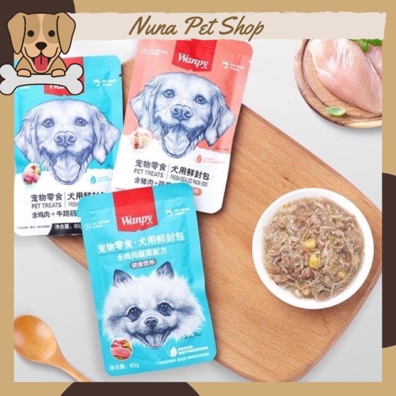 Pate cho chó Wanpy 80gr