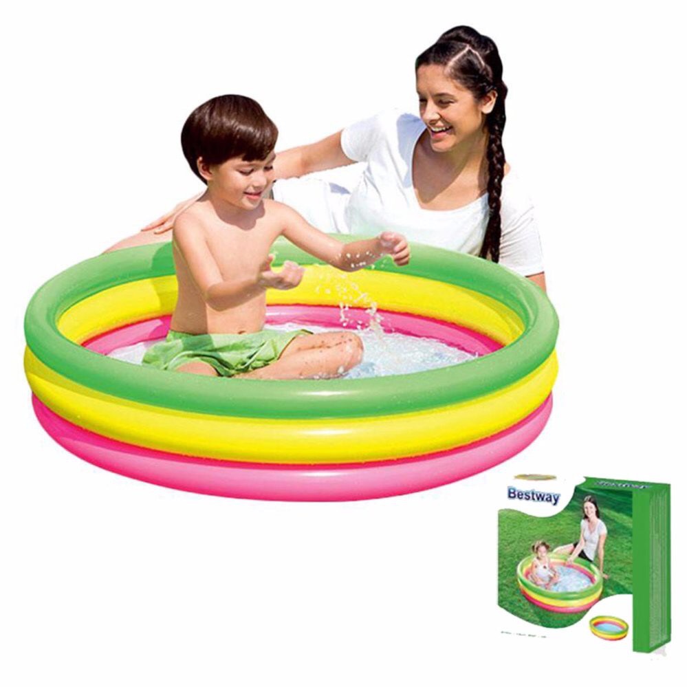 Bể bơi phao cho bé, swimming pool cao 30cm rộng 152cm Bestway 51103