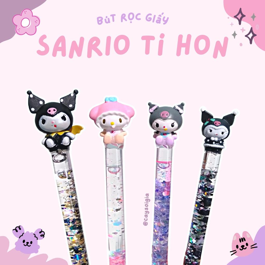 S117 - Bút dao rọc giấy Sanrio tí hon thỏ Kuromi và Melody dễ thương unbox đơn hàng, cắt sticker băng dán washi tape - Cây Sồi Già