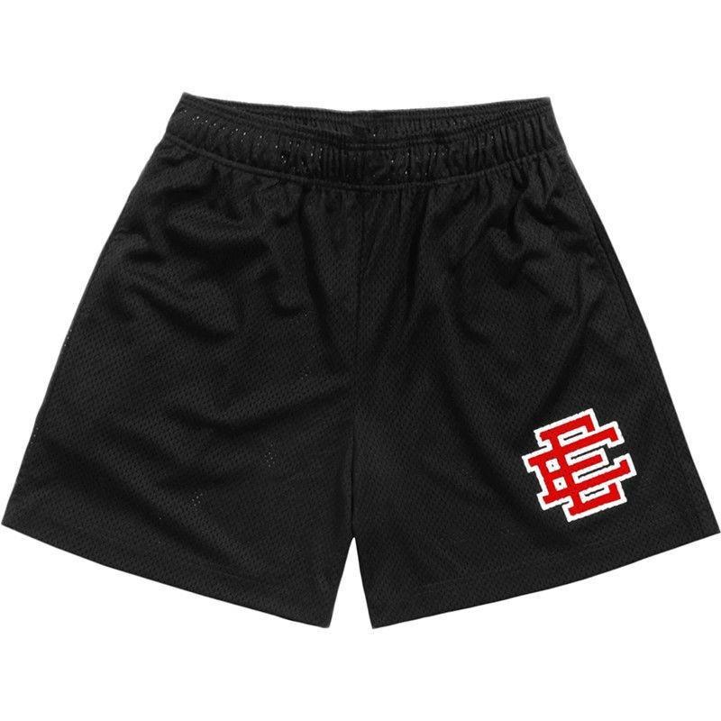 Eric Emanuel EE Quần Short Nam Phối Lưới Khô Thoáng Nhanh Chơi Thể Thao Bóng Rổ Chạy Bộ Đi Biển