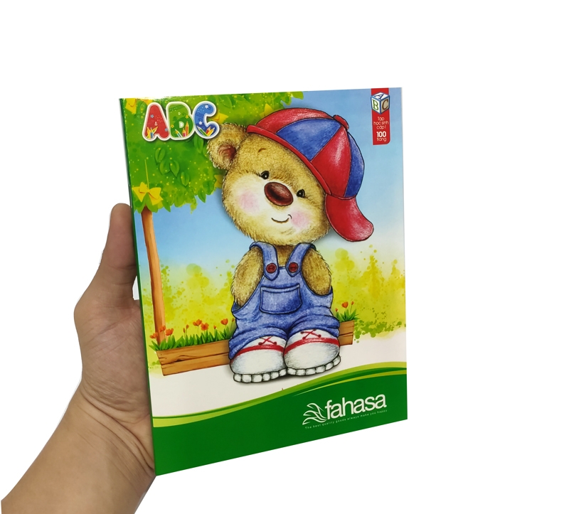 Tập Học Sinh 5 Ô Ly 100 Trang ĐL 100g/m2 - FAHASA - Animal So Cute - Hình Gấu