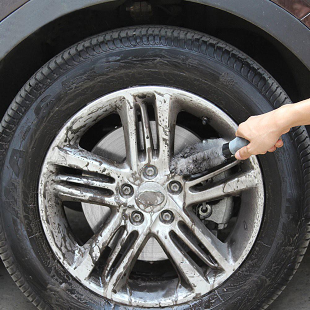 Chổi Cọ Lazang Rửa Xe Ô Tô – Xe Hơi | Chổi lazang cọ mâm xe, lốp xe Ô Tô Xe máy Chuyên Dụng Tay Cầm Chắc Chắn
