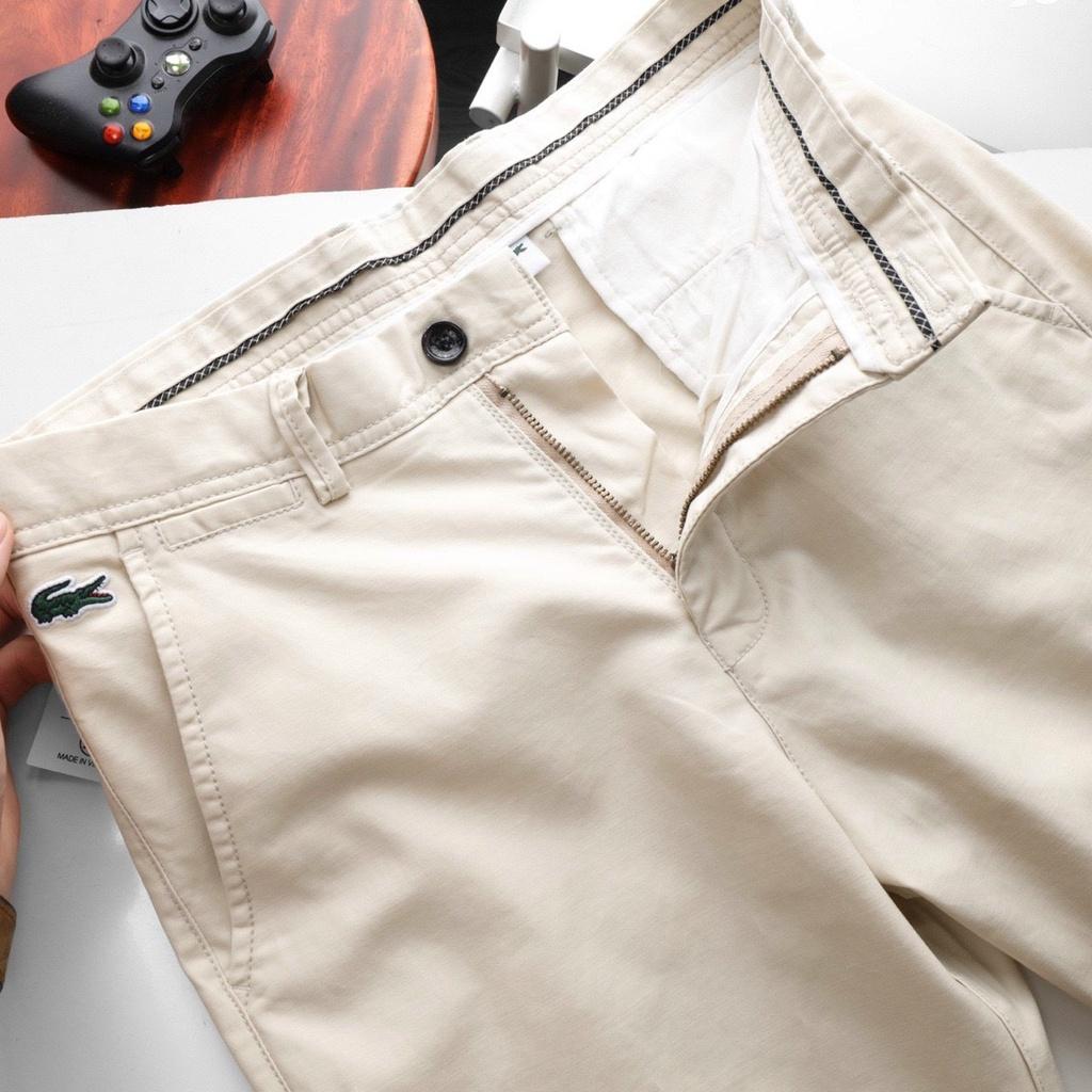 VNXK - Quần short kaki nam có logo bên hong QSKL - LASTORE MENSWEAR