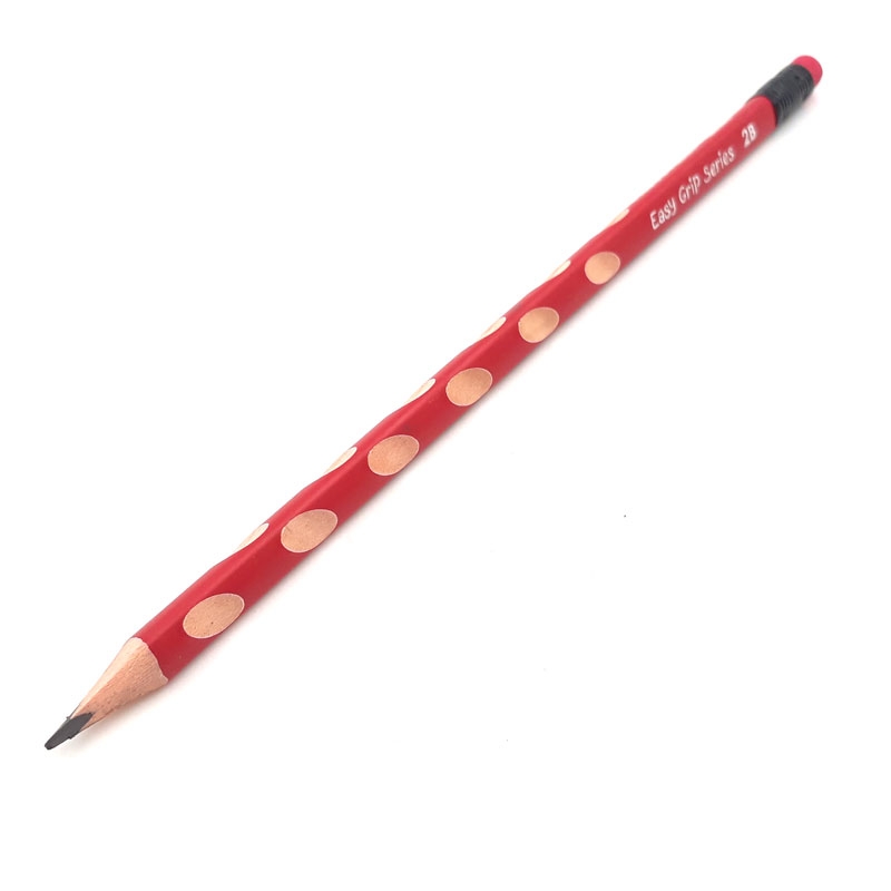 Bút Chì Gỗ Easy Grip CL-PC612-2PC0021 - Màu Đỏ