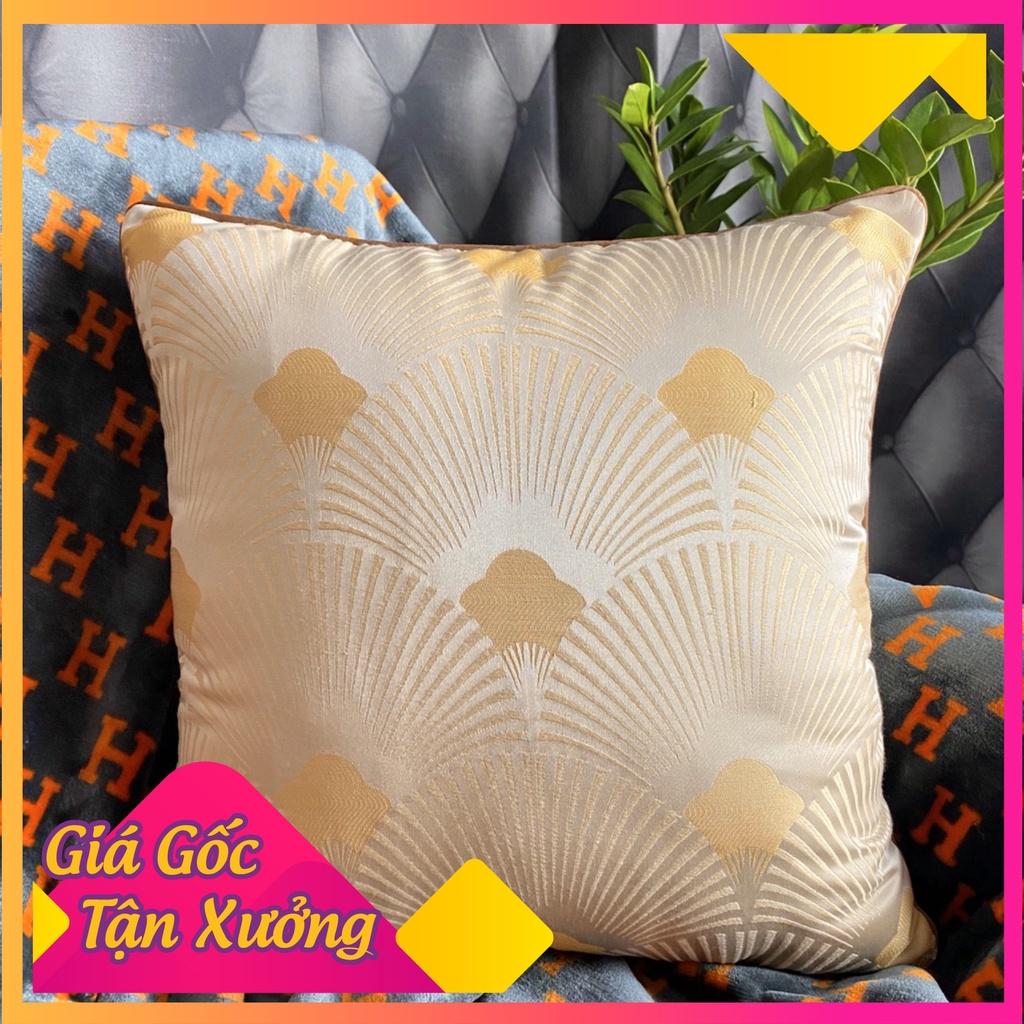 Gối Tựa Lưng Trang Trí Hoa Văn Hiện Đại Kích Thước 45x45cm - 1