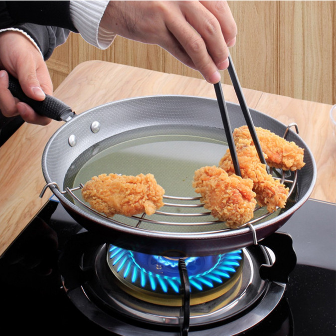 Vỉ Gác Chảo Chiên Đồ Ăn Cỡ To