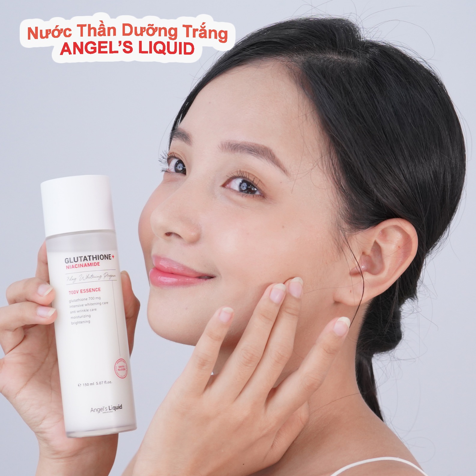 Nước Thần Dưỡng Trắng Angel's Liquid Glutathione + Niacinamide 7Day Whitening Program 700V Essence