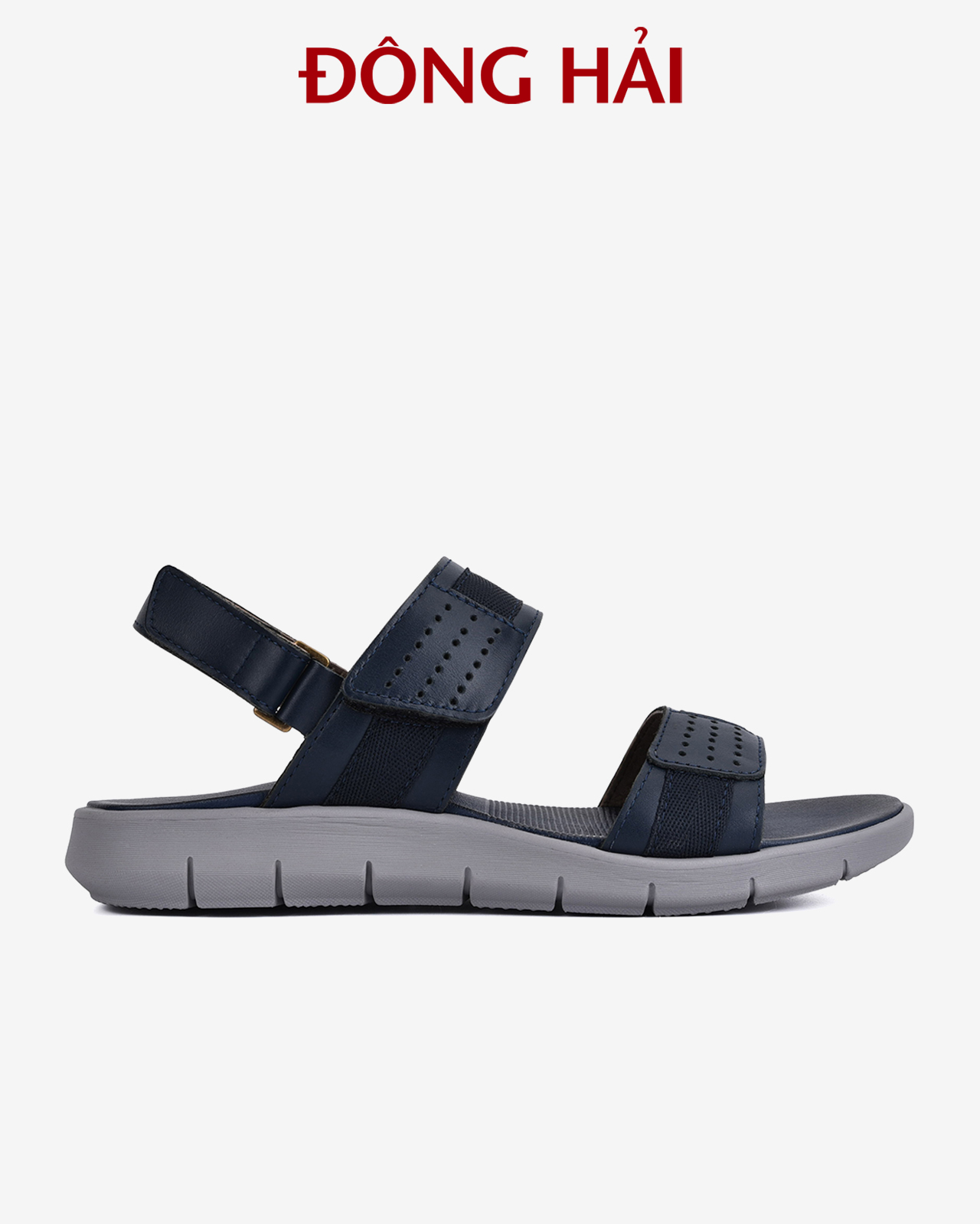 Sandal da bò Đông Hải thiết kế 2 quai ngang trẻ trung - S3210