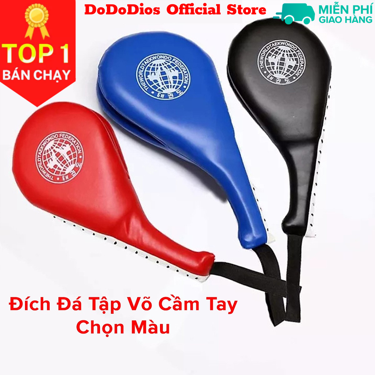 Freeship Đích đấm võ thuật boxing DoDoDios cao cấp (giá 1 chiếc) - Màu Đen