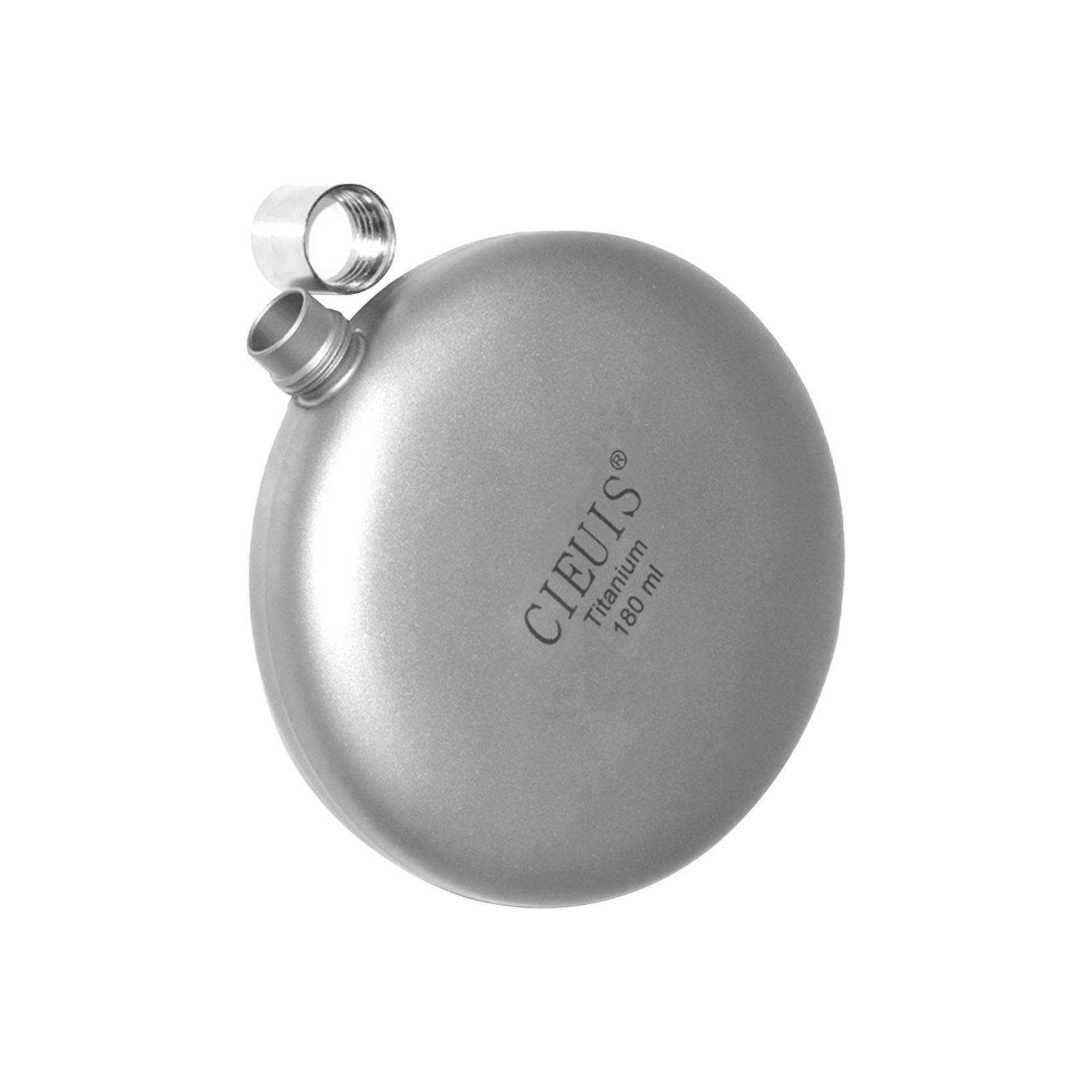 Titanium Hip Portable Leakproof Drinking Cup for Travelling Camping