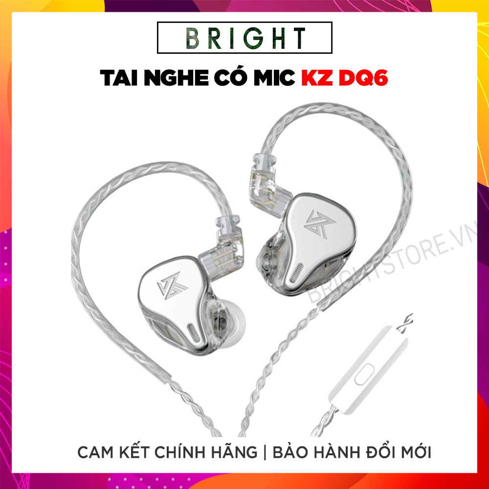 Tai Nghe Có Dây Có Mic Knowledge Zenith KZ DQ6 - Hàng Chính Hãng