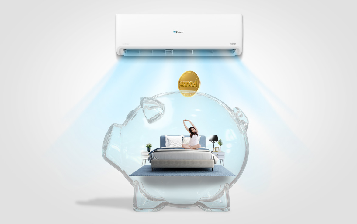 Máy lạnh Casper Inverter 1.5 HP GC-12IS33-Hàng Chính Hãng.