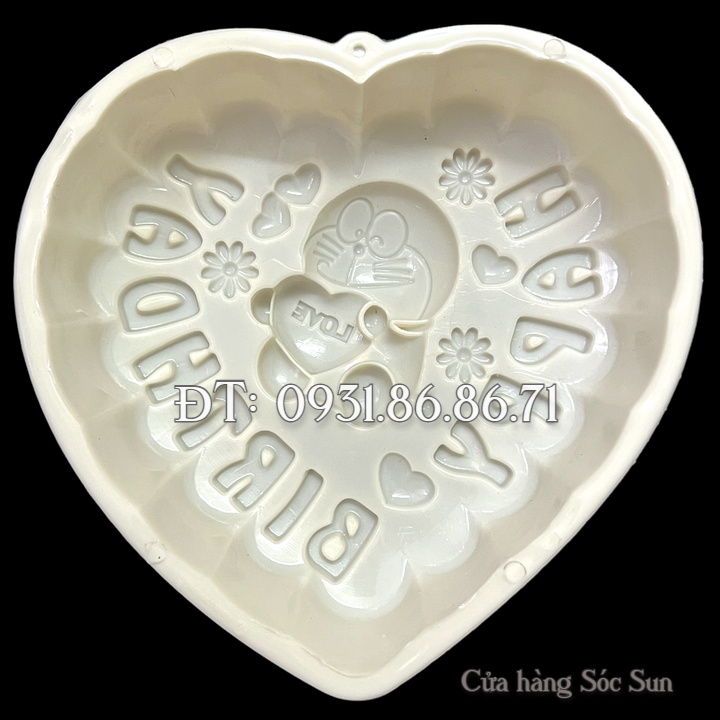 Khuôn làm bánh, rau câu Happy Birthday Doremon loại 20 cm – Mã số 1932