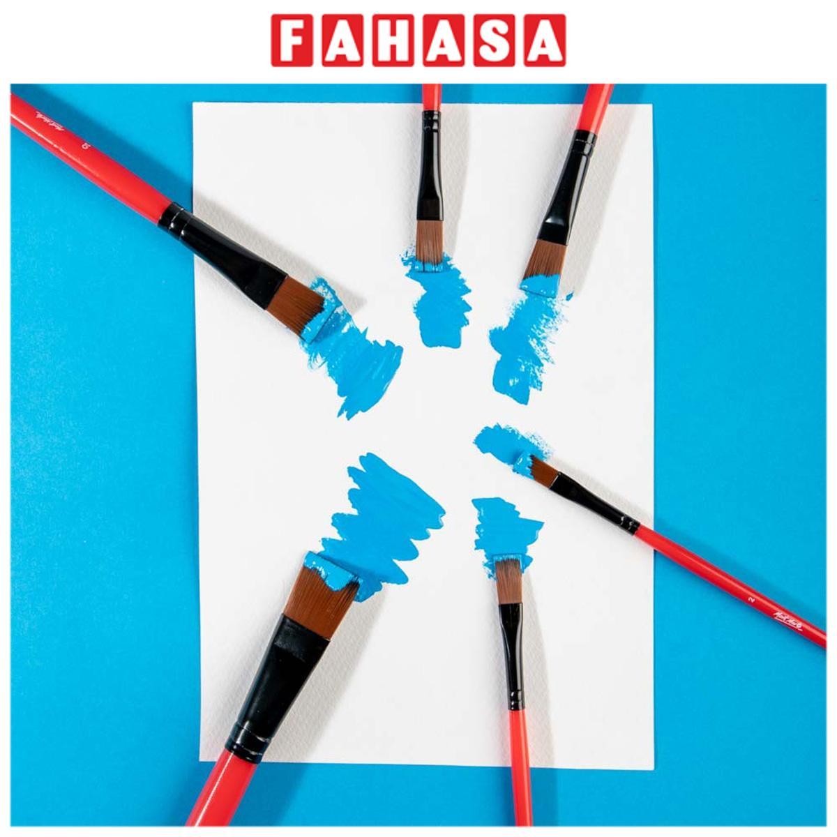 Bộ 6 Cọ Vẽ Assorted Brush - Mont Marte BMHS0064