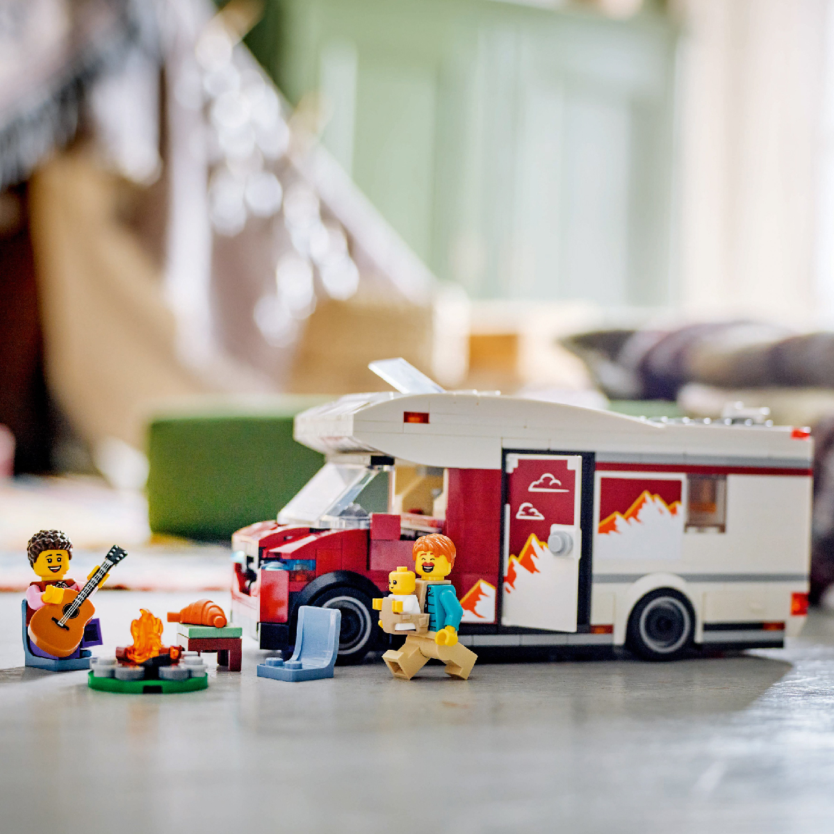 Đồ Chơi Lắp Ráp Xe Van Du Lịch LEGO CITY 60454 (385 Chi Tiết)