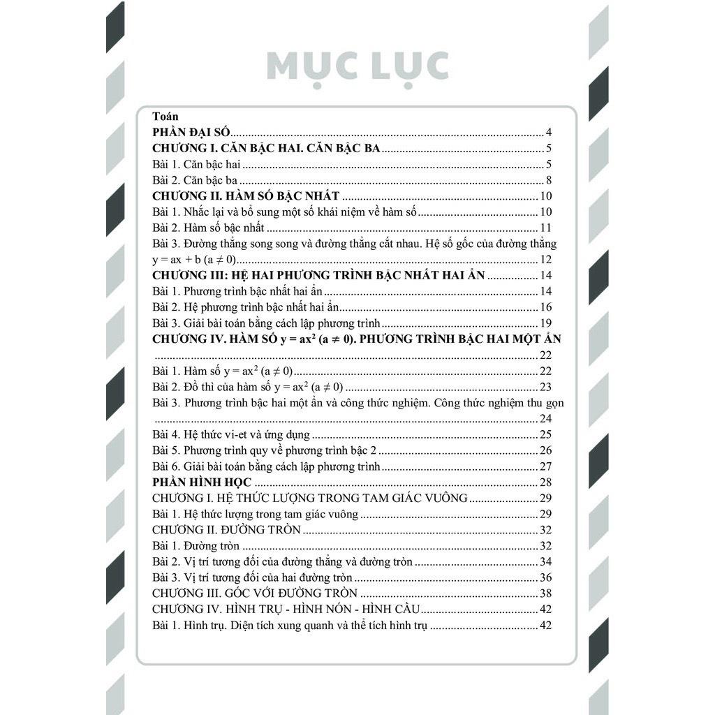 Sách- Combo sách lớp 9 toán văn anh và lý hóa