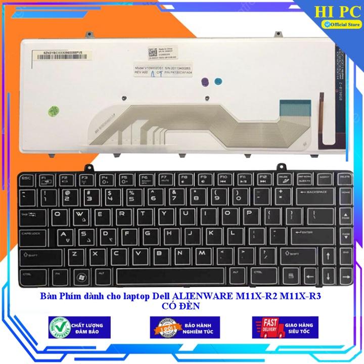 Bàn Phím dành cho laptop Dell ALIENWARE M11X-R2 M11X-R3 CÓ ĐÈN - Hàng Nhập Khẩu