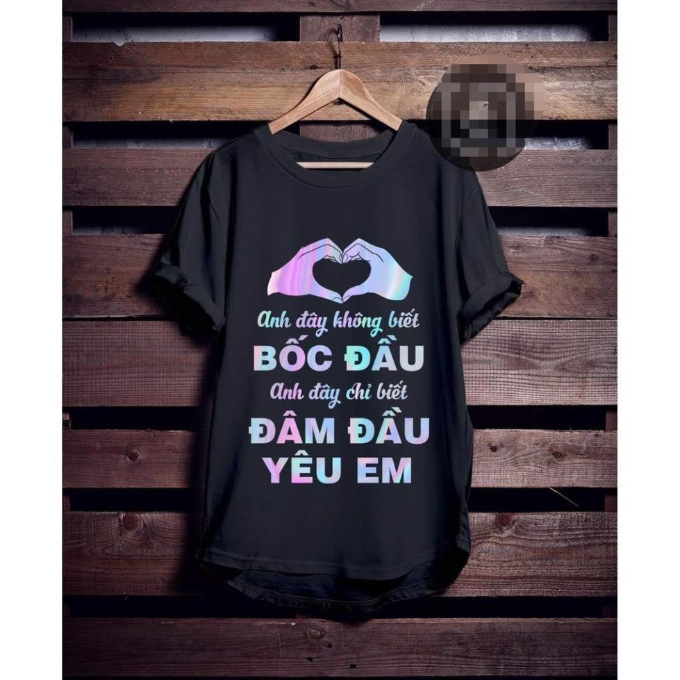 Áo thun  BÔC ĐẦU  PHAN QUANG 7 MÀU áo đôi nam nữ tay lỡ form rộng unisex