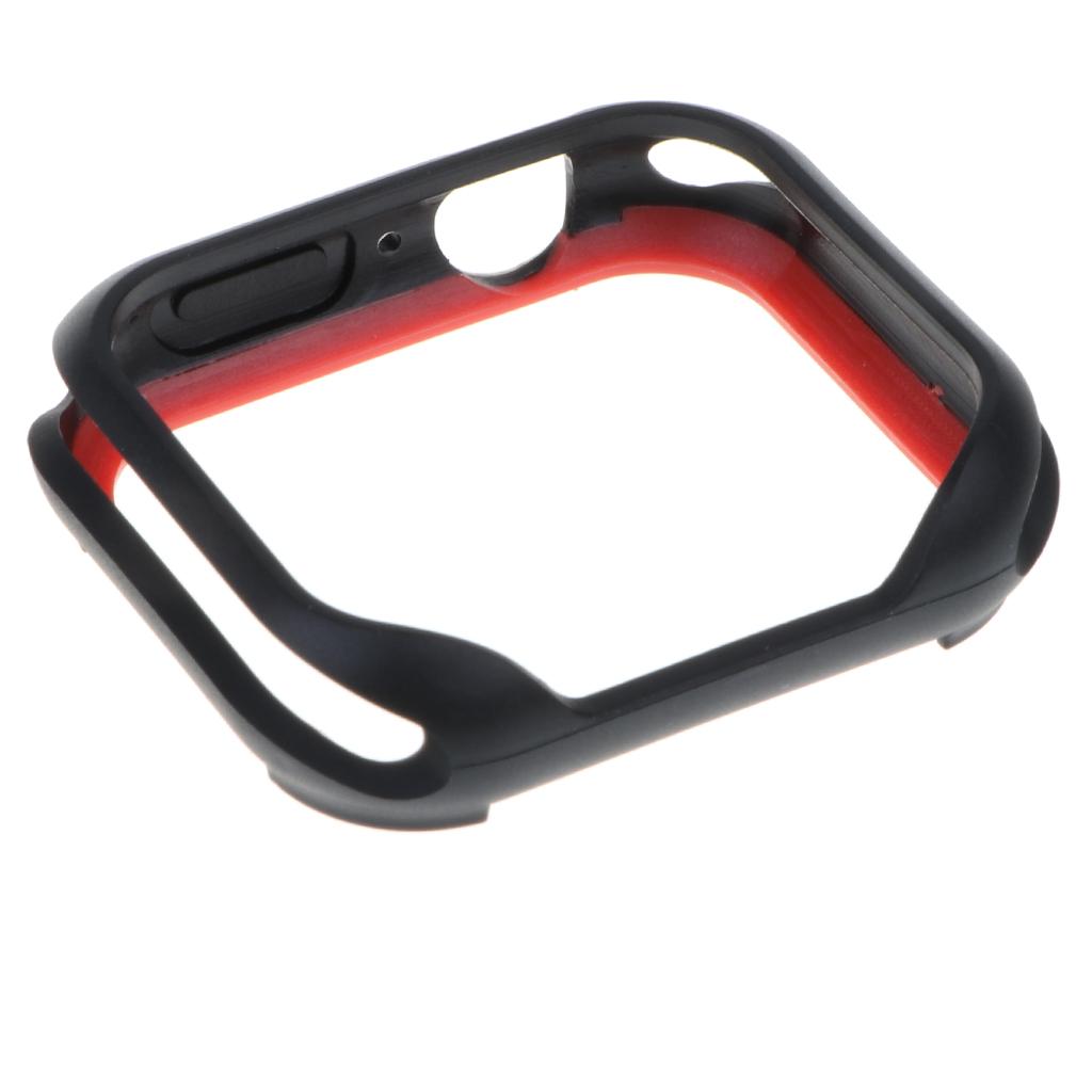 For  40mm Case Cover Protector Watch Protective Frame-Black