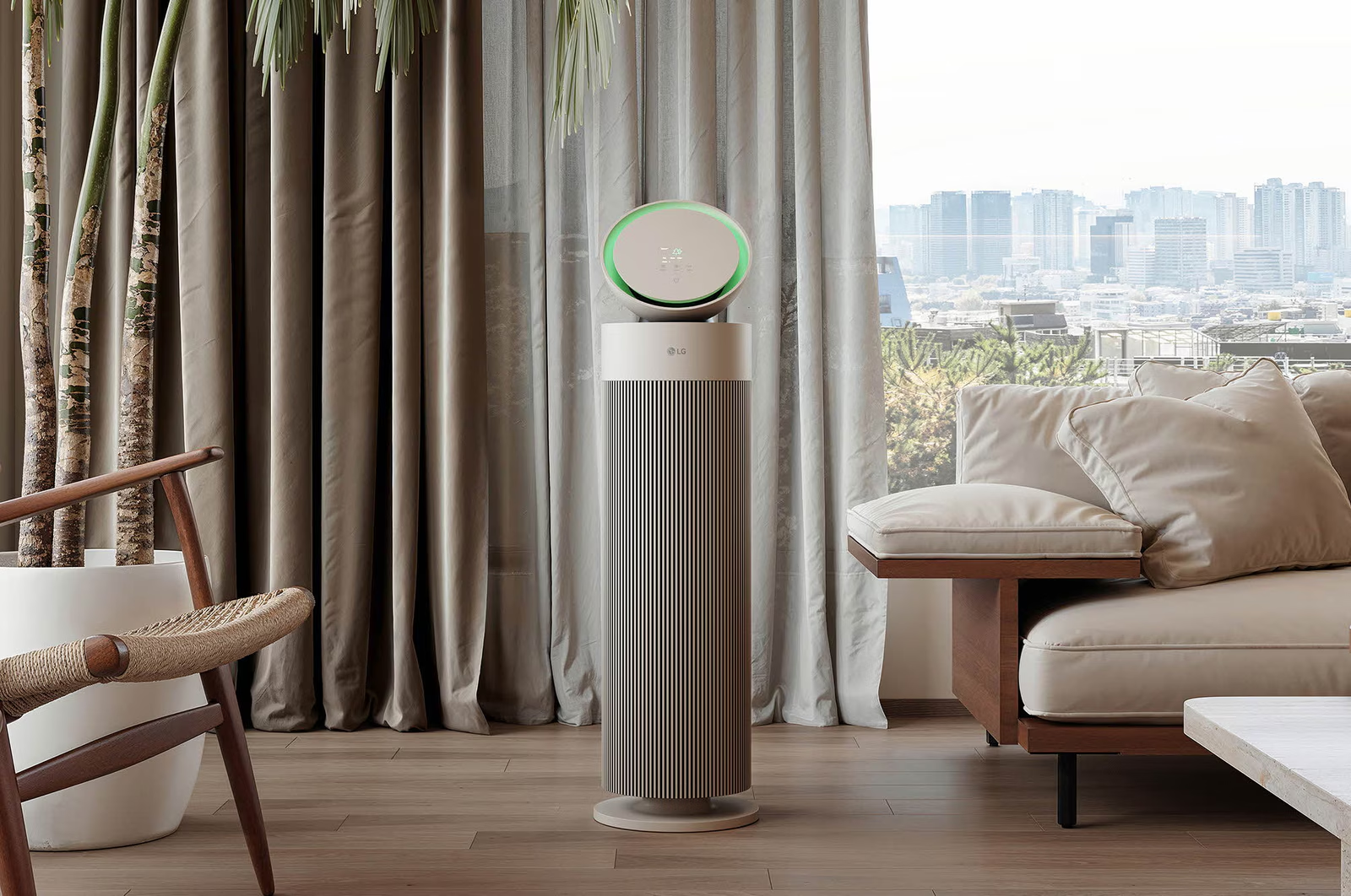 [Chỉ giao Miền Bắc] Máy lọc khí LG PuriCare AeroBooster - AS55GGSY0.ABAE - Hàng Chính Hãng