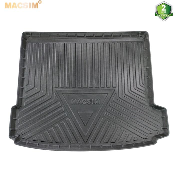 Lót cốp xe ô tô  BMW X6 2009-2016 chất liệu TPV thương hiệu Macsim màu đen