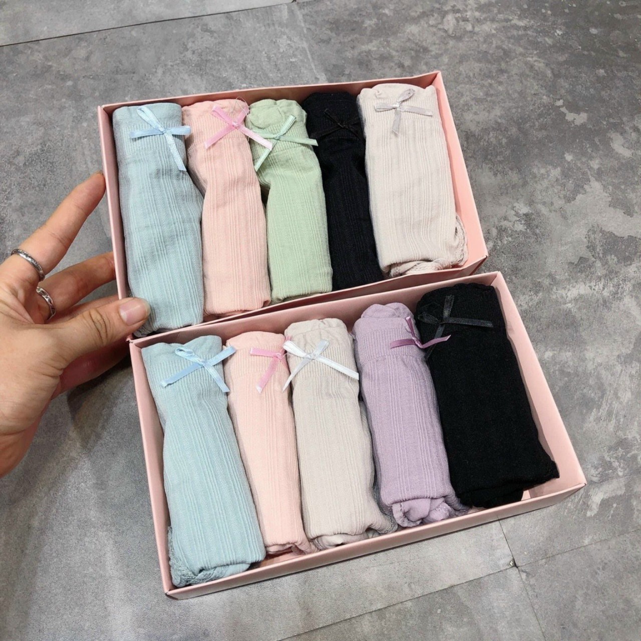 Combo 5 Quần Lót Nữ xuất Nhật 100% Cotton Sợi Tre Kháng Khuẩn Tốt