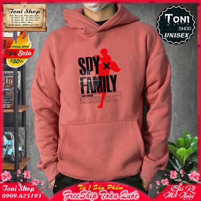 ÁO HOODIE SPYxFAMILY - In Pet Siêu Bền Siêu Đẹp - Full Size Full Màu
