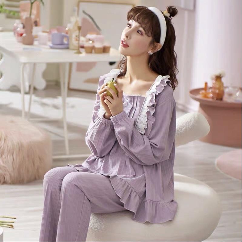 Bộ Ngủ Pyjama Nữ Bèo - Bộ Mặc Nhà Chất Cotton Form Đẹp Nhiều Mẫu