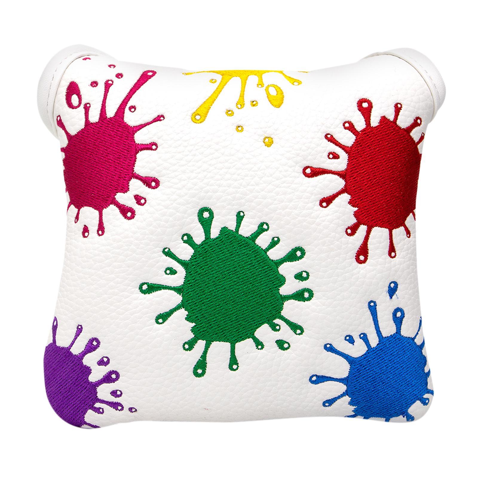 Golf Mallet Putter Head Cover Golf Club Headcover Training Equipment Wrap Sleeve for Women Men