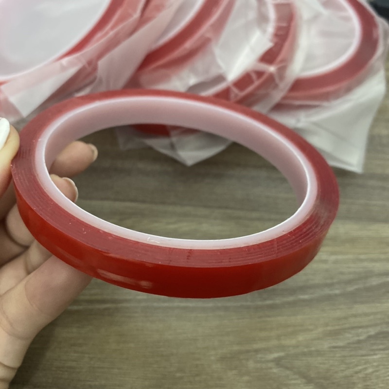 Băng keo 3.M hai mặt trong suốt bản 1cm dán xe Ô tô chuyên dụng