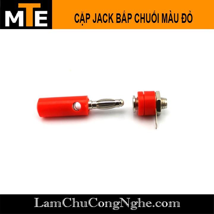 Cặp Jack bắp chuối 910MR 4mm Đực-Cái